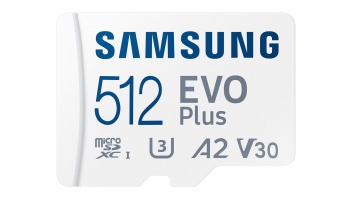 Samsung | microSD Card | EVO Plus | 512 GB | microSDXC | Flash memory class 10