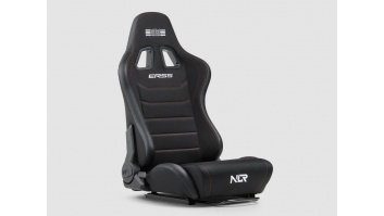 Next Level Racing | SIMAERO Mesh Fabric | Reclining Seat | ERS5 Elite Fabric & SimAero Mesh Edition | Black