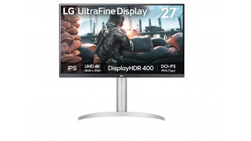 LG | 27UP650K-W | 27 " | IPS | UHD | 16:9 | 60 Hz | 5 ms | 3840 x 2160 pixels | 400 cd/m² | HDMI ports quantity 2