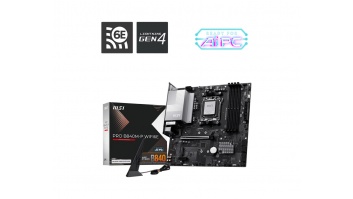 MSI PRO B840M-P WIFI6E | Processor family AMD | Processor socket AM5 | DDR5 | Supported hard disk drive interfaces SATA, M.2 | Number of SATA connectors 4