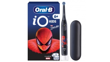 Oral-B Electric Toothbrush with Travel Case, 6Y+ | iO Kids Marvel Spiderman | Rechargeable | For kids | Number of brush heads included 1 | Number of teeth brushing modes 3