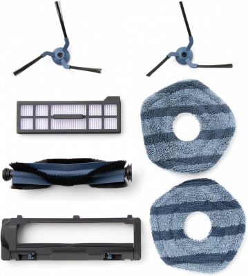 Anker Eufy | Replacement Parts Kit for Eufy C20 Omni Robot Vacuum, Roller Brush with Bristles and Rubber, Brush Guard, 2 Side Brushes, Washable Filter, and 2 Mop Cloths