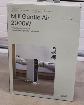 SALE OUT.  | Mill | Heater | AB-H2000DN | Oil Filled Radiator | 2000 W W | Number of power levels 3 | Suitable for rooms up to 24-34 m³ | White | DAMAGED PACKAGING, USED, INCOMPLETE SET | 230 V V