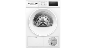 Bosch Dryer machine with heat pump | WTH85V0MSN | Energy efficiency class E | Front loading | 8 kg | LED | Depth 61 cm | White