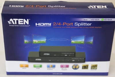 SALE OUT. Aten VS184A 4-Port 4K HDMI  Splitter | SALE OUT. Aten 4-Port 4K HDMI Splitter | VS184A | Warranty 24 month(s) | UNPACKED, WITHOUT POWER WIRE