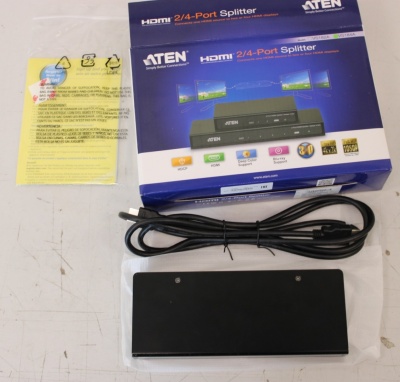 SALE OUT. Aten VS184A 4-Port 4K HDMI  Splitter | SALE OUT. Aten 4-Port 4K HDMI Splitter | VS184A | Warranty 24 month(s) | UNPACKED, WITHOUT POWER WIRE