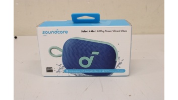 SALE OUT. Anker Soundcore Select 4 Go Bluetooth Speaker, Blue | Anker Soundcore | Portable Bluetooth Speaker | Select 4 Go | DEMO | 5 W | Bluetooth | Blue | Portable | Wireless connection