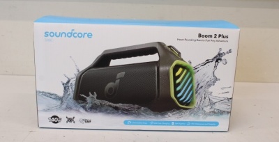 SALE OUT. Anker Soundcore Boom 2 Plus Bluetooth Speaker, Green | SALE OUT. Anker Soundcore | Portable Bluetooth Speaker | Boom 2 Plus | DEMO | 140 W | Bluetooth | Adventure Green | Portable | Wireless connection