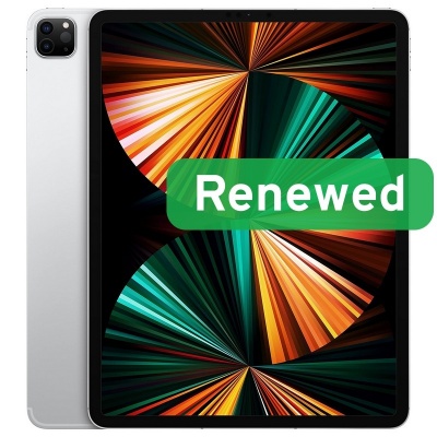 APPLE RENEWED | CPO | iPad Pro (2021) 6th | 12.9" | M1 | 8GB | 128 GB | Silver | iPad OS | 12 m Warranty
