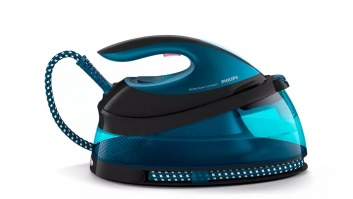 PHILIPS PerfectCare Compact Tvaika ģeneratora gludeklis (zils)