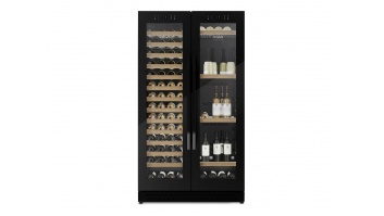 Caso | Wine Cooler | WineChef Duo 122 | Energy efficiency class G | Free standing | Bottles capacity 122 | Black