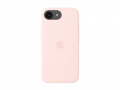 Apple iPhone 17e Silicone Case with MagSafe – Soft Pink | Apple