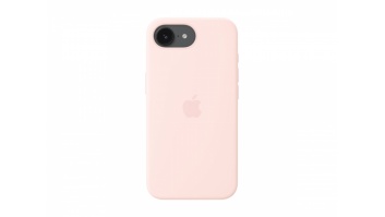 Apple iPhone 17e Silicone Case with MagSafe – Soft Pink | Apple