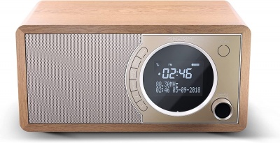 Sharp DR-450(BR) Digital Radio, FM/DAB/DAB+, Bluetooth 4.2, Alarm function, Brown | Sharp | Digital Radio | DR-450(BR) | Bluetooth | Brown