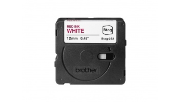 Brother BTAG-232 | Red on White | Btag