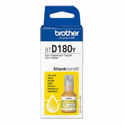 Brother BTD180Y | Ink refill | Yellow