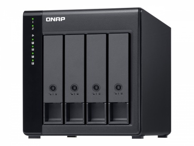 QNAP High-performance Desktop SATA 6Gbps JBOD Storage Enclosure | TL-D400S | Black