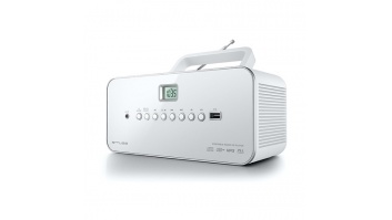 Muse | M-28RDW | Portable radio CD/MP3 Player with USB | White