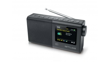 Muse | Portable Radio | M-117 DB | AUX in | Black | Portable | FM, DAB/DAB+