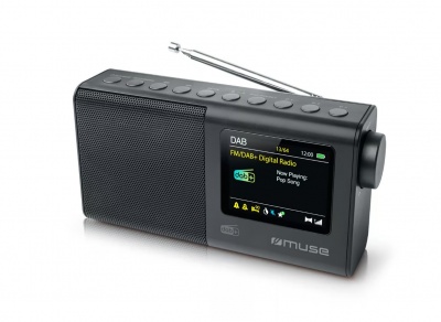 Muse | Portable Radio | M-117 DB | AUX in | Black | Portable | FM, DAB/DAB+
