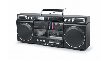 Muse | Ghetto Blasters | M-380 GB | AUX in | Bluetooth | Cassette deck | CD player | Black
