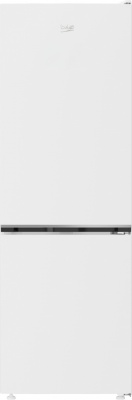 BEKO Refrigerator | B3RCNA344HW1 | Energy efficiency class E | Free standing | Combi | Height 179.6 cm | No Frost system | Fridge net capacity 209 L | Freezer net capacity 92 L | Display | 37 dB | White