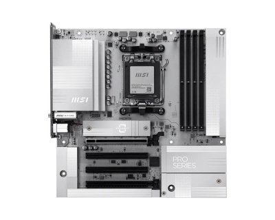 MSI PRO B850M-A WIFI PZ | Processor family AMD | Processor socket AM5 | DDR5 | Supported hard disk drive interfaces SATA, M.2 | Number of SATA connectors 4