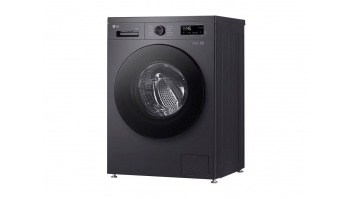 LG Washing machine | F4X1009NMB | Energy efficiency class A | Front loading | Washing capacity 9 kg | 1400 RPM | Depth 55 cm | Width 60 cm | Display | LED | Steam function | Direct drive | Wi-Fi | Graphite Black