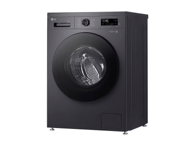 LG Washing machine | F4X1009NMB | Energy efficiency class A | Front loading | Washing capacity 9 kg | 1400 RPM | Depth 55 cm | Width 60 cm | Display | LED | Steam function | Direct drive | Wi-Fi | Graphite Black