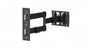 Visaro WMA75 Full Motion TV Wall Mount for 43"-75" TVs, Black
