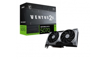 Graphics Card|MSI|NVIDIA GeForce RTX 5070|12 GB|GDDR7|192 bit|PCIE 5.0 16x|Dual Slot Fansink|1xHDMI|3xDisplayPort|RTX507012GVENTUS2XOC
