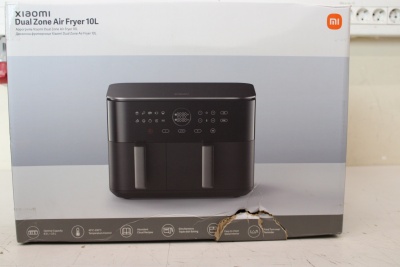 SALE OUT. Xiaomi Dual Zone Air Fryer EU | Power 2700 W | Capacity 10 L | Black | DAMAGED PACKAGING