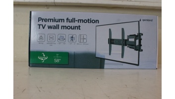 SALE OUT. Gembird WM-58ST-01 Premium full-motion TV wall mount, 32”-58” | Gembird Wall mount | WM-58ST-01 | Tilt, swivel, rotate | 32-58 " | Maximum weight (capacity) 36.4 kg | DAMAGED PACKAGING | Black