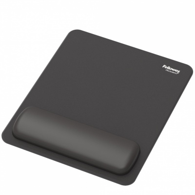 MOUSE PAD WRIST REST/BLACK 100142555 FELLOWES