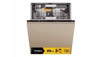 Whirlpool | Trauku mazgājamā mašīna | Pilnībā integrēta | WH8IC15B4M6LHC0 | Platums 59,8 cm | Augstums 82 cm | C klase | Eko programma Nominālā ietilpība 15 | Melna