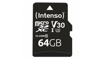 MEMORY MICRO SDXC 64GB C10/W/ADAPTER 3433490 INTENSO