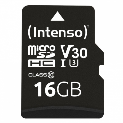 MEMORY MICRO SDHC 16GB C10/W/ADAPTER 3433470 INTENSO