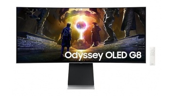 Monitor|SAMSUNG|34"|Gaming/Smart/Curved/21 : 9|Panel OLED|3440x1440|21:9|175Hz|0.03 ms|Speakers|Swivel|Height adjustable|Tilt|LS34DG850SUXDU