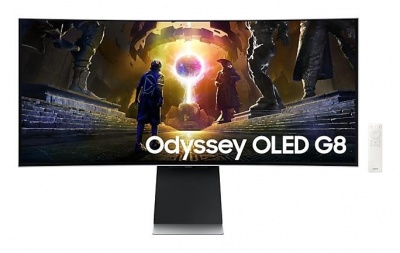 Monitor|SAMSUNG|34"|Gaming/Smart/Curved/21 : 9|Panel OLED|3440x1440|21:9|175Hz|0.03 ms|Speakers|Swivel|Height adjustable|Tilt|LS34DG850SUXDU