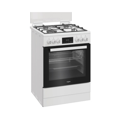 Whirlpool Cooker | W6G8LMSWW | Hob type Gas | Oven type Electric | White | Width 60 cm | Depth 60 cm | 72 L