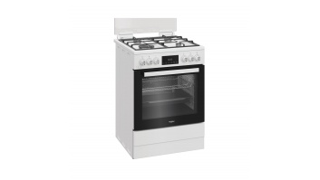 Whirlpool Cooker | W6G8LMSWW | Hob type Gas | Oven type Electric | White | Width 60 cm | Depth 60 cm | 72 L
