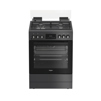 Whirlpool Cooker | W6G8LSSAWTA | Hob type Gas | Oven type Electric | Anthracite | Width 60 cm | Depth 60 cm | 72 L