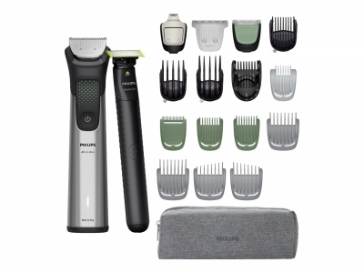 Philips All-in-One Hair Trimmer | MG9557 | Cordless | Wet & Dry | Number of length steps 27 | Black/Silver