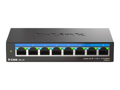 D-LINK DMS-108/E 8-Port 2.5G Multi-Gigabit Desktop Switch | D-Link