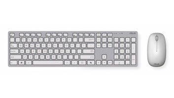 KEYBOARD +MOUSE WRL OPT. W5000/WHITE 90XB0430-BKM3D0 ASUS