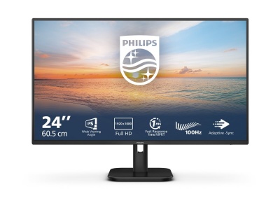 Philips | 24E1N1100A/00 | 24 " | IPS | 16:9 | 100 Hz | 1 ms | 1920 x 1080 pixels | 250 cd/m² | HDMI ports quantity 1 | Black | Warranty 36 month(s)