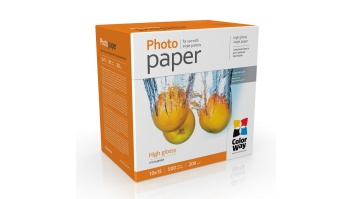 ColorWay Photo Paper, 500 sheets | High Glossy | 200 g/m² | 10x15