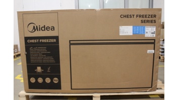 SALE OUT. Midea Freezer | MDRC564FEE01 | Energy efficiency class E | Chest | Free standing | Height 82.5 cm | Total net capacity 418 L | White | DAMAGED PACKAGING, BENT CORNER, BENT COVER