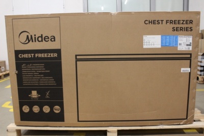 SALE OUT. Midea Freezer | MDRC564FEE01 | Energy efficiency class E | Chest | Free standing | Height 82.5 cm | Total net capacity 418 L | White | DAMAGED PACKAGING, BENT CORNER, BENT COVER