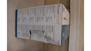 SALE OUT. Powershred | LX50 | Black | 17 L | Credit cards shredding | DAMAGED PACKAGING | Paper handling standard/output 9 sheets per pass | Cross-Cut Shredder | Warranty 24 month(s)